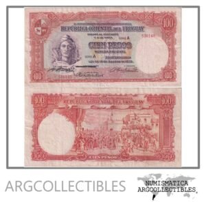 Uruguay Billete 100 Pesos 1935 P-31/CR-9.VII.4 VF+