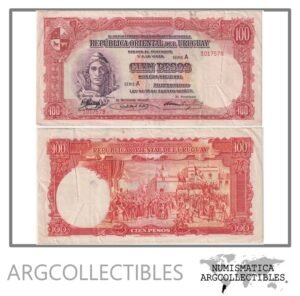 Uruguay Billete 100 Pesos 1935 P-31/CR-9.VII.7 VF+