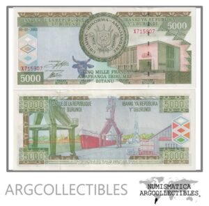 Burundi Billete 5.000 Francos 2003 P-42b UNC