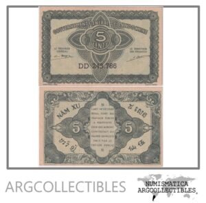 Indochina Francesa Billete 5 Centavos 1942 P-88 UNC