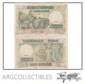 Belgica Billete 50 Francos 1944 P-106 VF+
