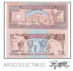 Somaliland Billete 20 Shillings 1996 P-3b UNC