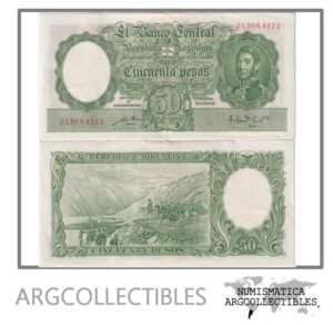 Argentina Billete 50 Pesos 1951 P-266b/BOT-1986 XF+ (Serie A)