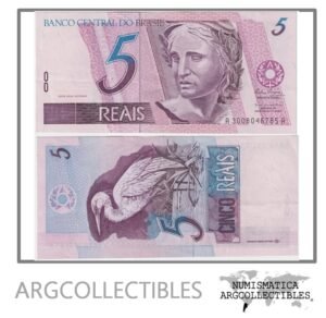 Brasil Billete 5 Reales 1994 P-244c/C-265 XF+
