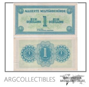 Austria Billete 1 Shilling 1944 P-103 XF+ (Ocupacion Aliada)