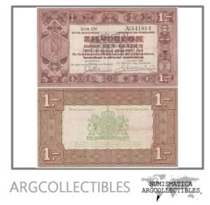 Holanda Billete 1 Gulden 1938 P-61 VF+