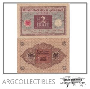 Alemania Billete 2 Marcos 1920 P-60 AU
