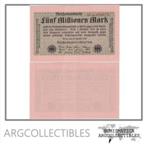 Alemania Billete 5.000.000 Marcos P-105 1923 AU