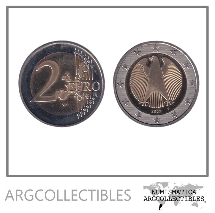 Alemania Moneda 2 Euros 2022 F Bimetalica UNC
