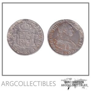 Bolivia (Potosi) Moneda 2 Reales 1800 PP Plata 896 KM-71/CJ-78.12 F+ Carlos IIII