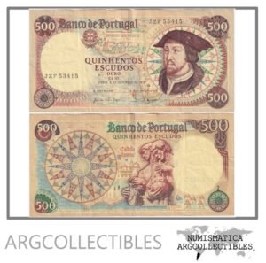 Portugal Billete 500 Escudos 1979 P-170b(3) VF+