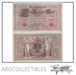 Alemania Billete 1.000 Marcos 1910 P-44b VF+