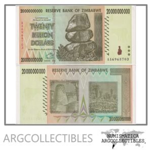 Zimbabwe Billete 20.000.000.000 Dolares 2008 P-87 AU