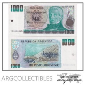 Argentina Billete 1.000 Pesos 1984 P-317a/BOT-2632a UNC (Serie B)