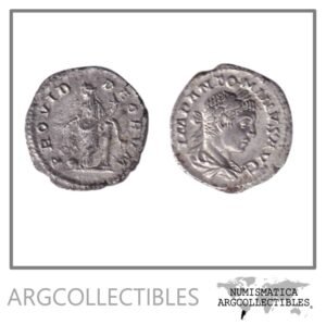 Imperio Romano Moneda Denario Elagabalo 218-222 DC COH-243v