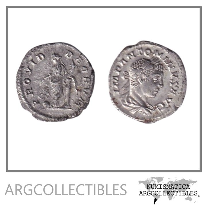 Imperio Romano Moneda Denario Elagabalo 218-222 DC COH-243v