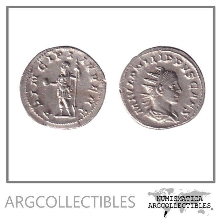 Roma Imperio Moneda Antoniniano 247/249 DC Filipo II COH-48