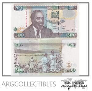 Kenia Billete 200 Shikkubgu 2004 P-43b UNC