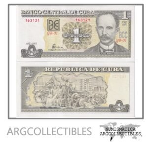 Cuba Billete 1 Peso 2002 P-121b UNC