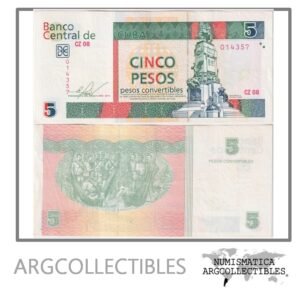 Cuba Billete 5 Pesos 2013 P-FX-48 XF (Reposicion)