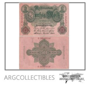 Alemania Billete 50 Marcos 1910 P-41 VF