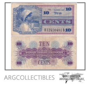 Estados Unidos USA Billete 10 Centavos 1968 P-M65 VF (Pago Militar)