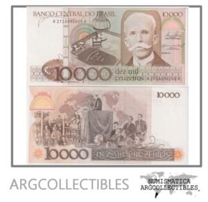 Brasil Billete 10.000 Cruzeiros 1984 P-203a/C-170 UNC