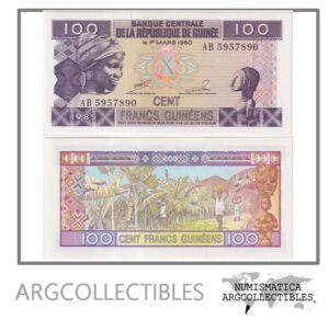 Guinea Billete 100 Francos 1985 P-30 UNC