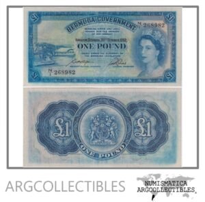 Bermuda Billete 1 Pound 1952 P-20a XF