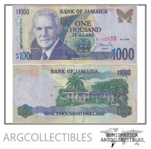 Jamaica Billete 1.000 Dolares 2000 P-78a VF+