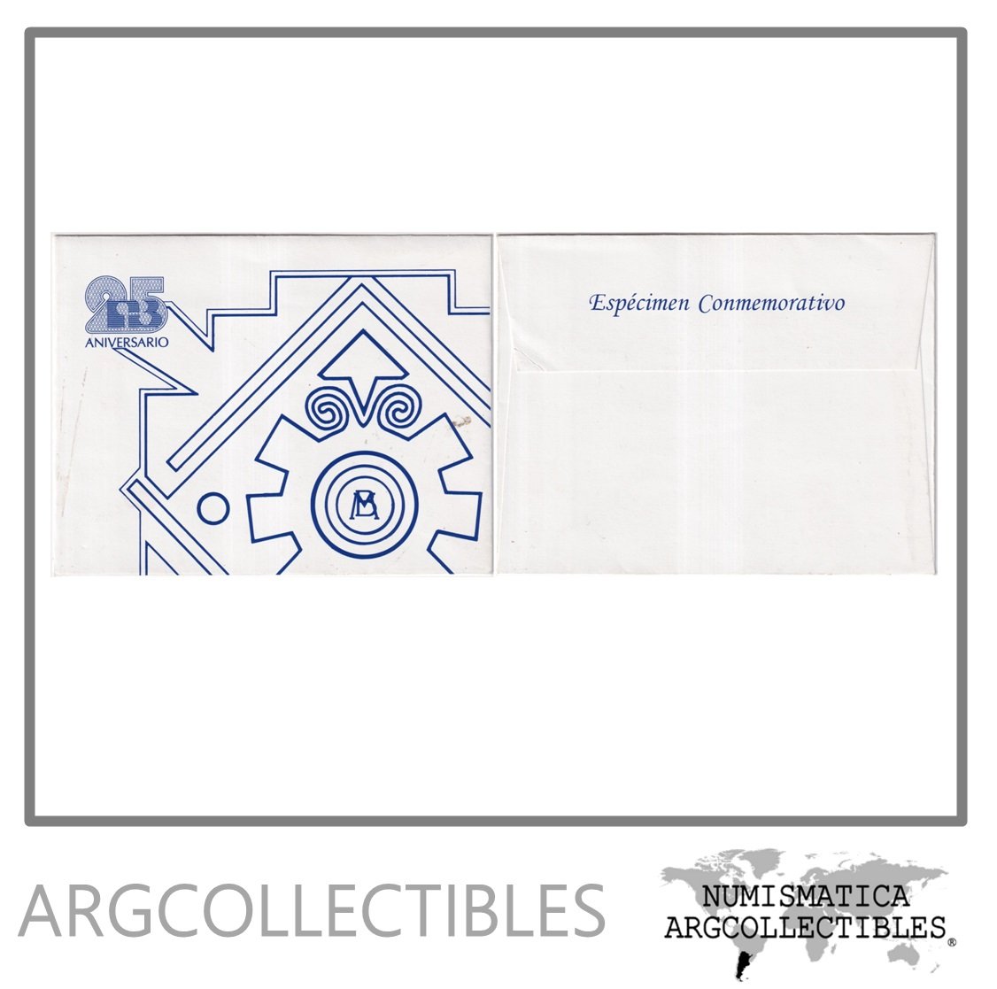 Mexico Billete 25 Aniversario Año 1994 Specimen Conmemorativo UNC - Imagen 2