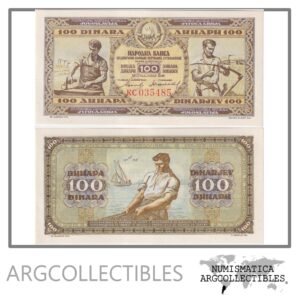 Yugoslavia Billete 100 Dinara 1946 P-65 UNC