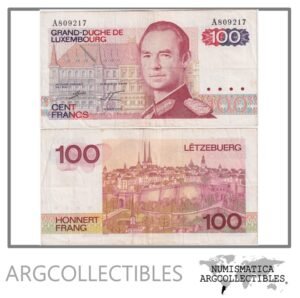 Luxemburgo Billete 100 Francos 1986 P-58a VF+