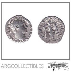 Roma Imperio Trajano Denario Moneda 98/117 Dc COH-213v