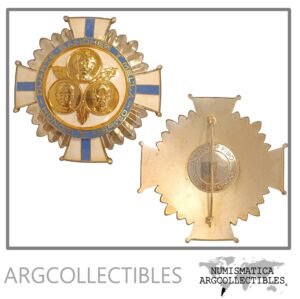 Republica Dominicana Medalla Condecoracion Desde 1954 Orden al Merito Duarte Sanchez y Mella En Estuche