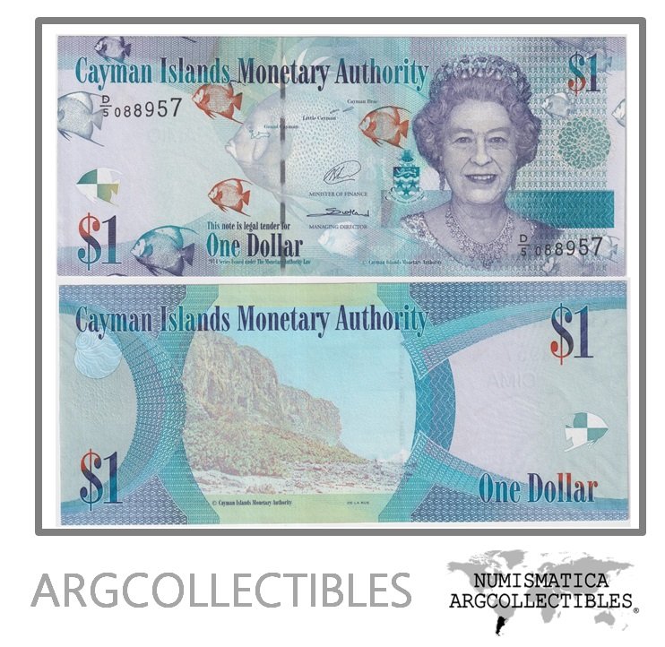 Islas Caiman Billete 1 Dolar 2014 P-38d UNC