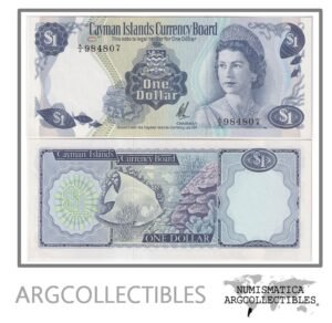 Islas Caiman Billete 1 Dolar 1971 P-1b UNC