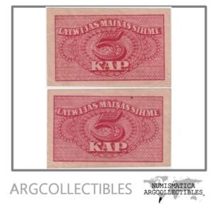 Letonia Billete 5 Kapeikas 1920 P-9 XF