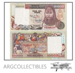 Colombia Billete 10.000 Pesos 1993 P-437A XF