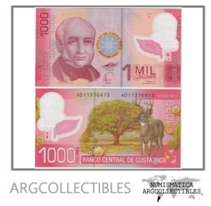 Costa Rica Billete 1.000 Colones 2009 P-274 UNC