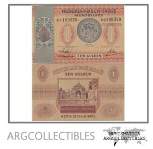 Indias Holandesas Billete 1 Gulden 1940 P-108 UNC