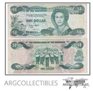 Bahamas Billete 1 Dolar 1984 P-43b VF