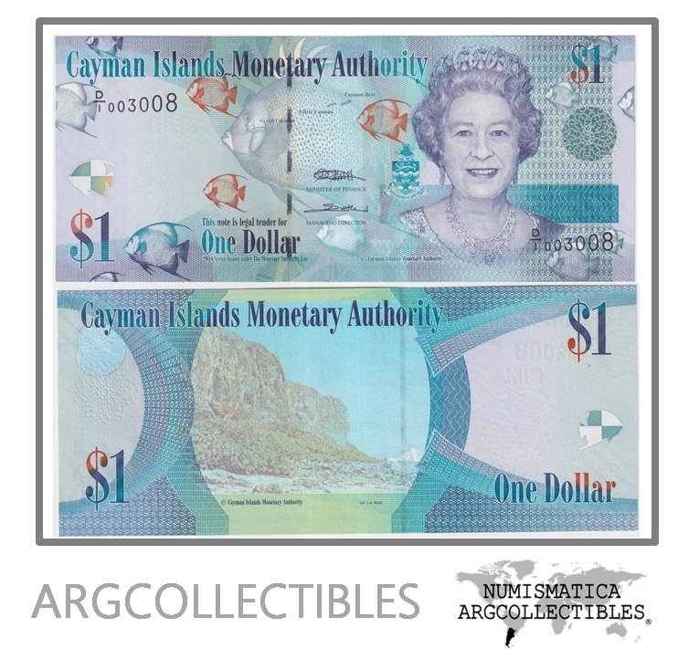 Islas Caiman Billete 1 Dolar 2010 P-38a UNC