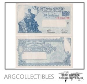 Argentina Billete 50 Centavos 1949 P-256/BOT-1810 XF (Serie E)