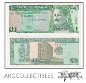 Guatemala Billete 1 Quetzal 1996 P-97/ANG-181 UNC (Serie BA)