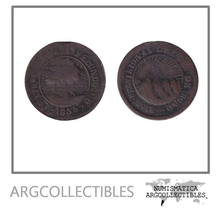 Honduras Moneda 4 Reales 1853 TG Cobre KM-20c VF