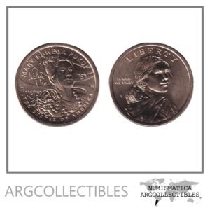 USA Moneda 1 Dolar 2025 D Laton Sacagawea Mary kawena Pukui UNC