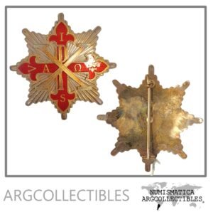 Italia Medalla Condecoracion Desde 1960 Sagrada Orden Militar Constantina de San Jorge en Estuche