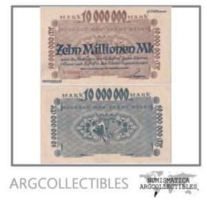 Alemania Billete 10.000.000 Marcos 1923 Notgeld Estado de Essen VF+