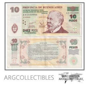 Argentina Billete 10 Pesos 2001 P-S-2313/EC-217 XF (Patacon)